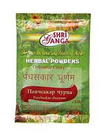 Порошок "Панчсакар Чурна" (Panchsakar Churnam) 100 г, Shri Ganga
